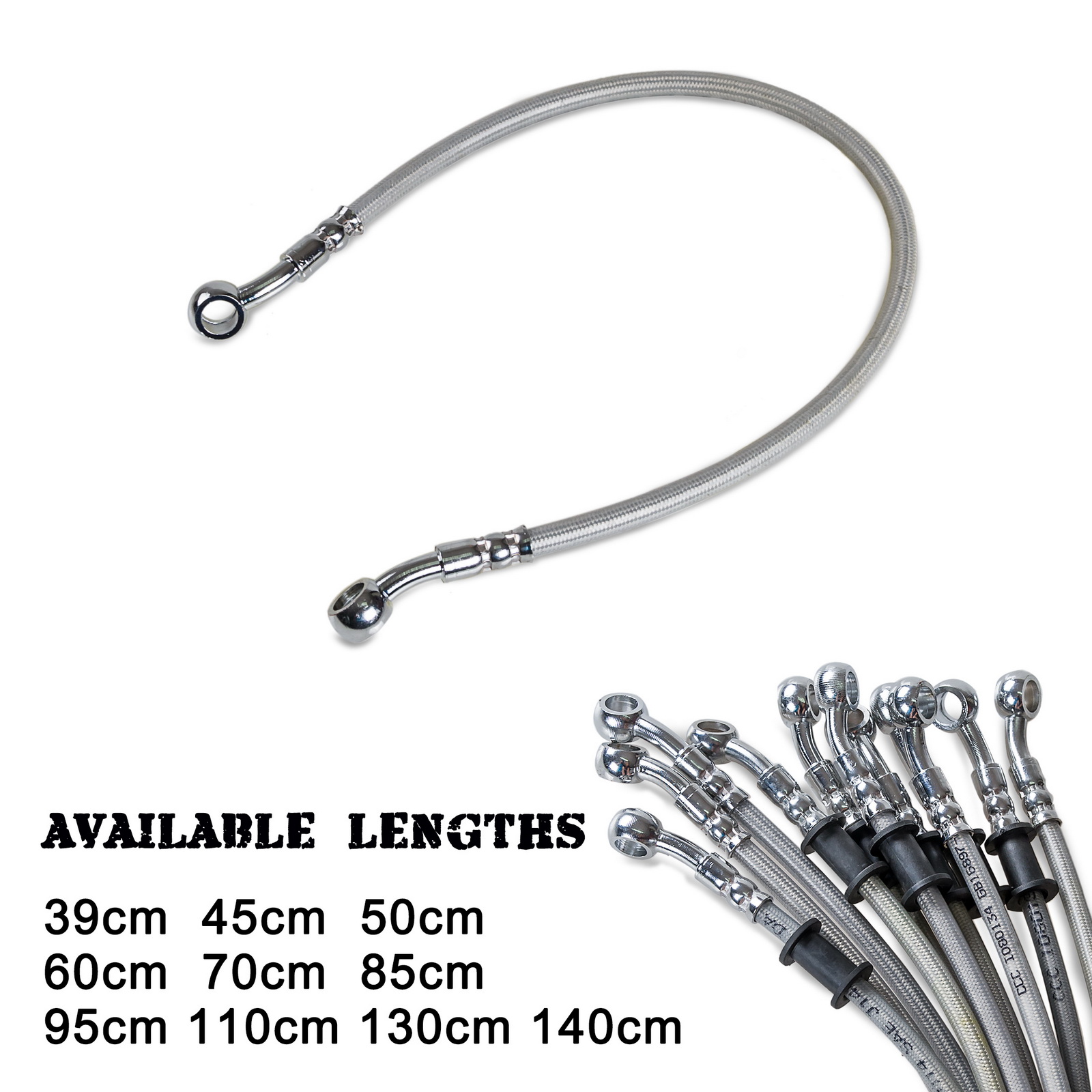 Brake Line Motorcycle - 39cm-140cm 오토바이 브레이크 오일 호스 브레이크