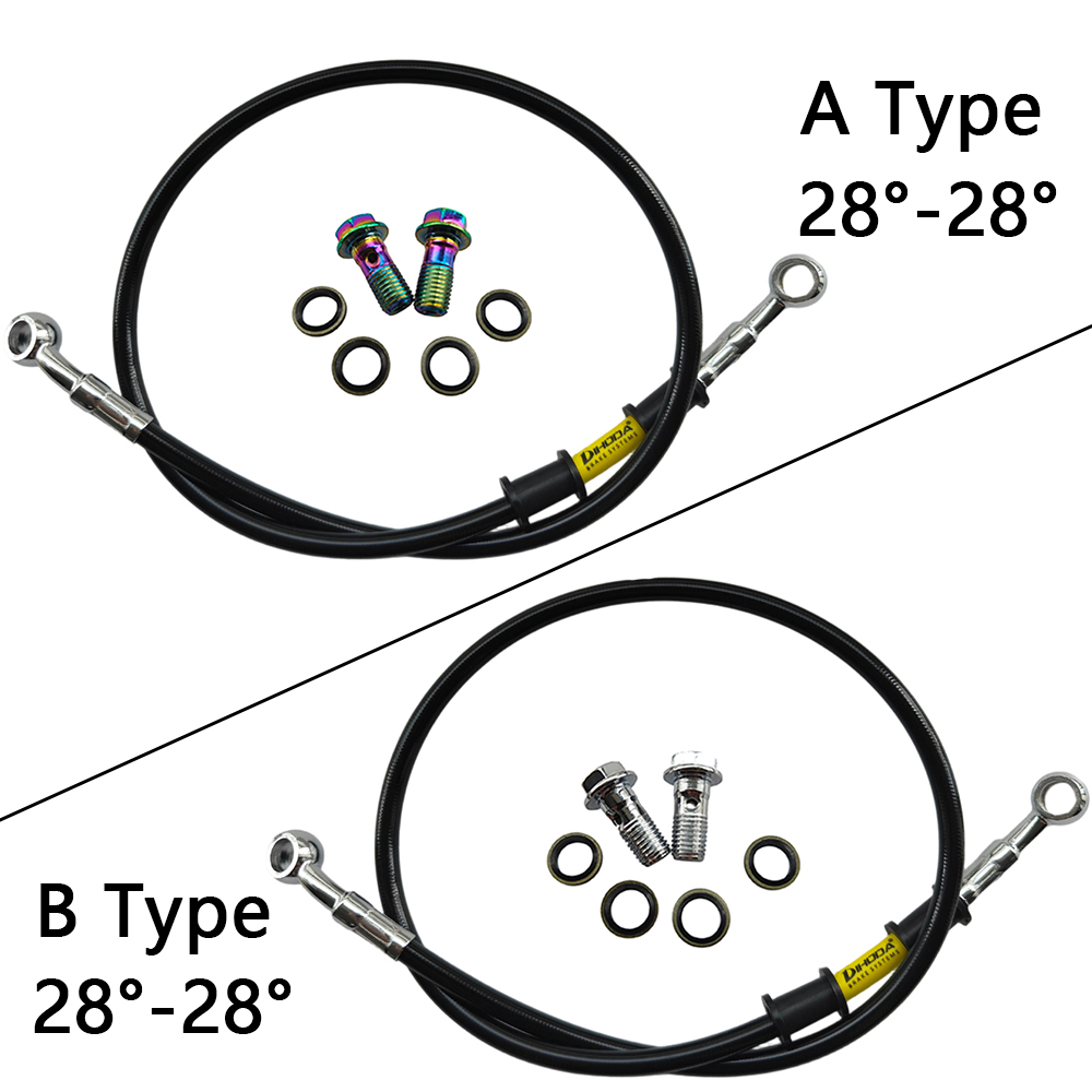 28 ° -28 °   검정색 꼬임형 스테인리스 스틸  - Motorcycle Brake Cable 리뷰 및 가격