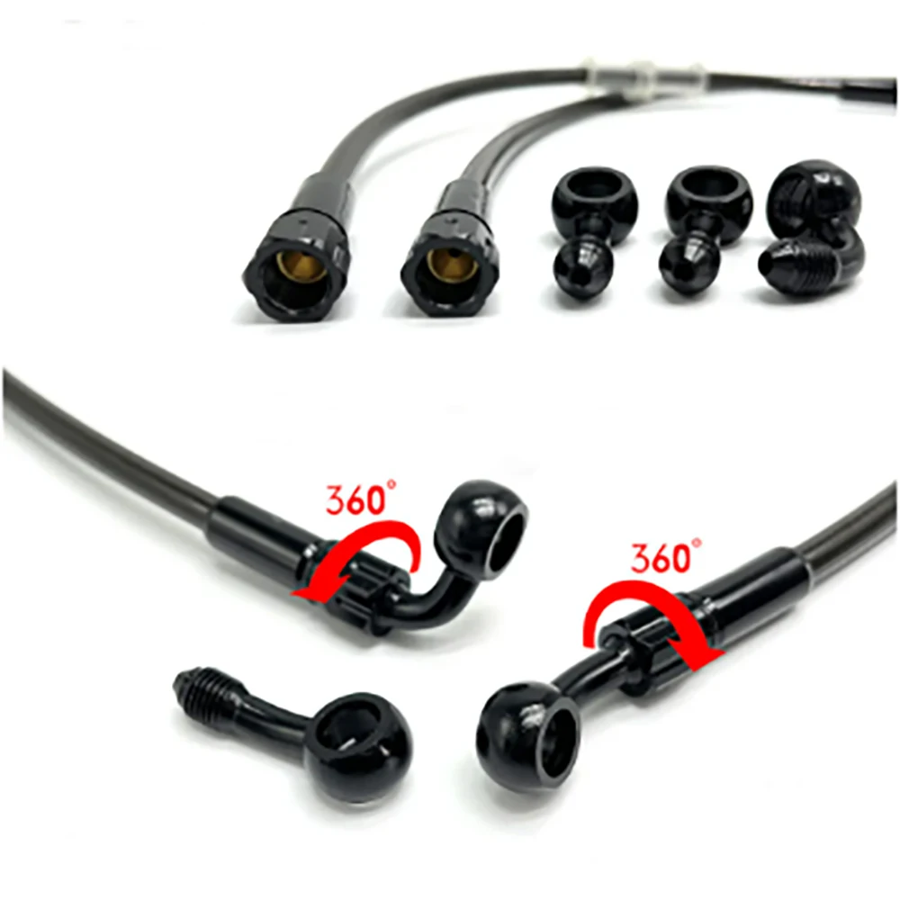 오토바이 브레이크 호스 AN3 브레이드 유압 클러치 튜 - Brake Line Motorcycle 리뷰 및 가격
