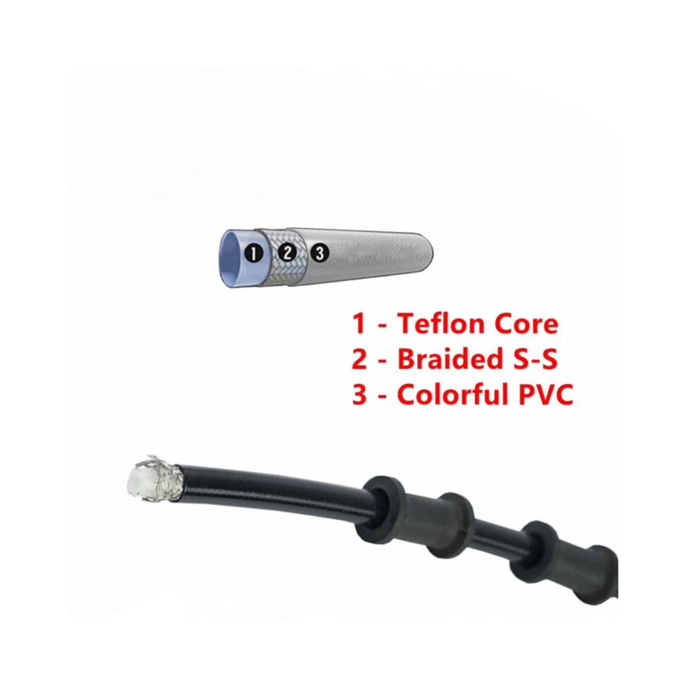 28 ° -28 °   검정색 브레이드 유압 브레이크  - Brake Line Motorcycle 리뷰 및 가격